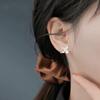 Винтажные серьги из серебра 925 пробы для женщин, модные, простые, серьги-гвоздики с цветами, ювелирные изделия, предотвращающие аллергию, аксессуары для вечеринок, подарок