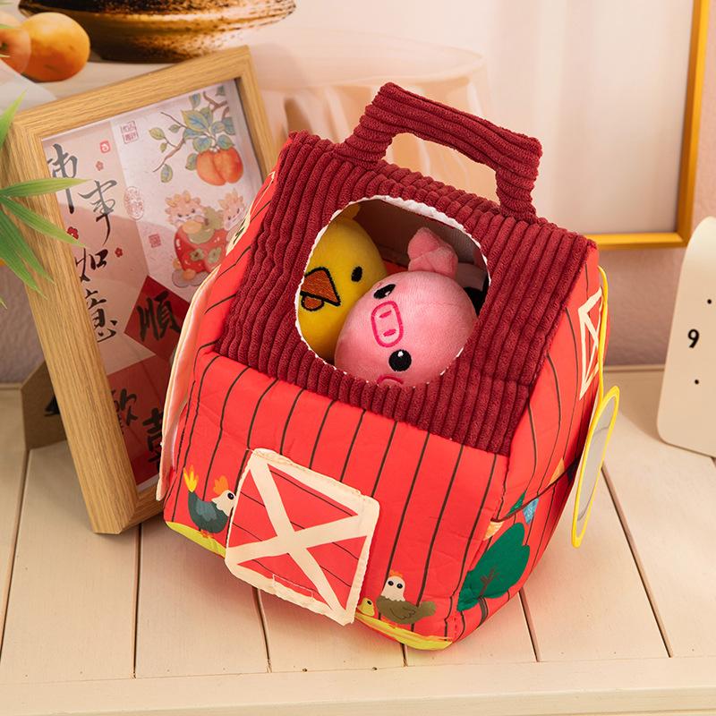 Animal blind box house dolls, plush toys, children's birthday gifts, figurines, decorative items, toys
