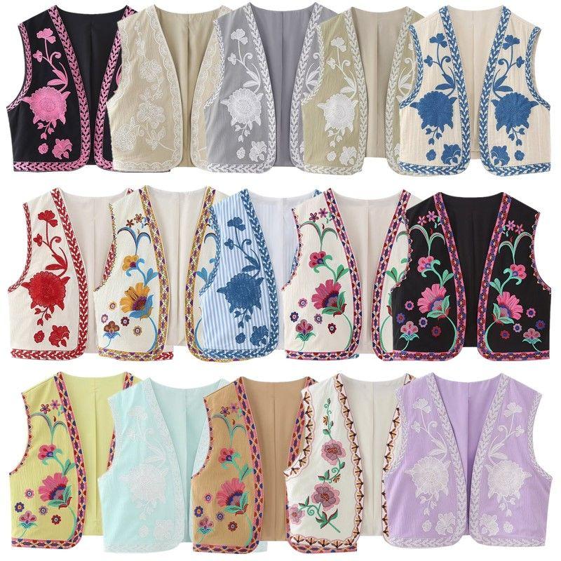 Fashion Style 2023 Summer New Arrival Fashion Trendy Women's Clothing Easiest for Match Embroider Cardigan Vest 6895023 250