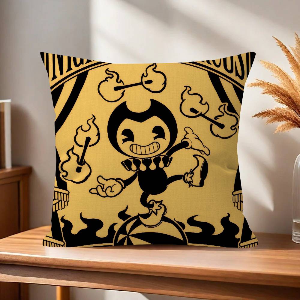 Игра B-Bendy and the Ink M-Machine Наволочка Подушка Наволочка Гостиная Диван Домашний Декор Индивидуальный