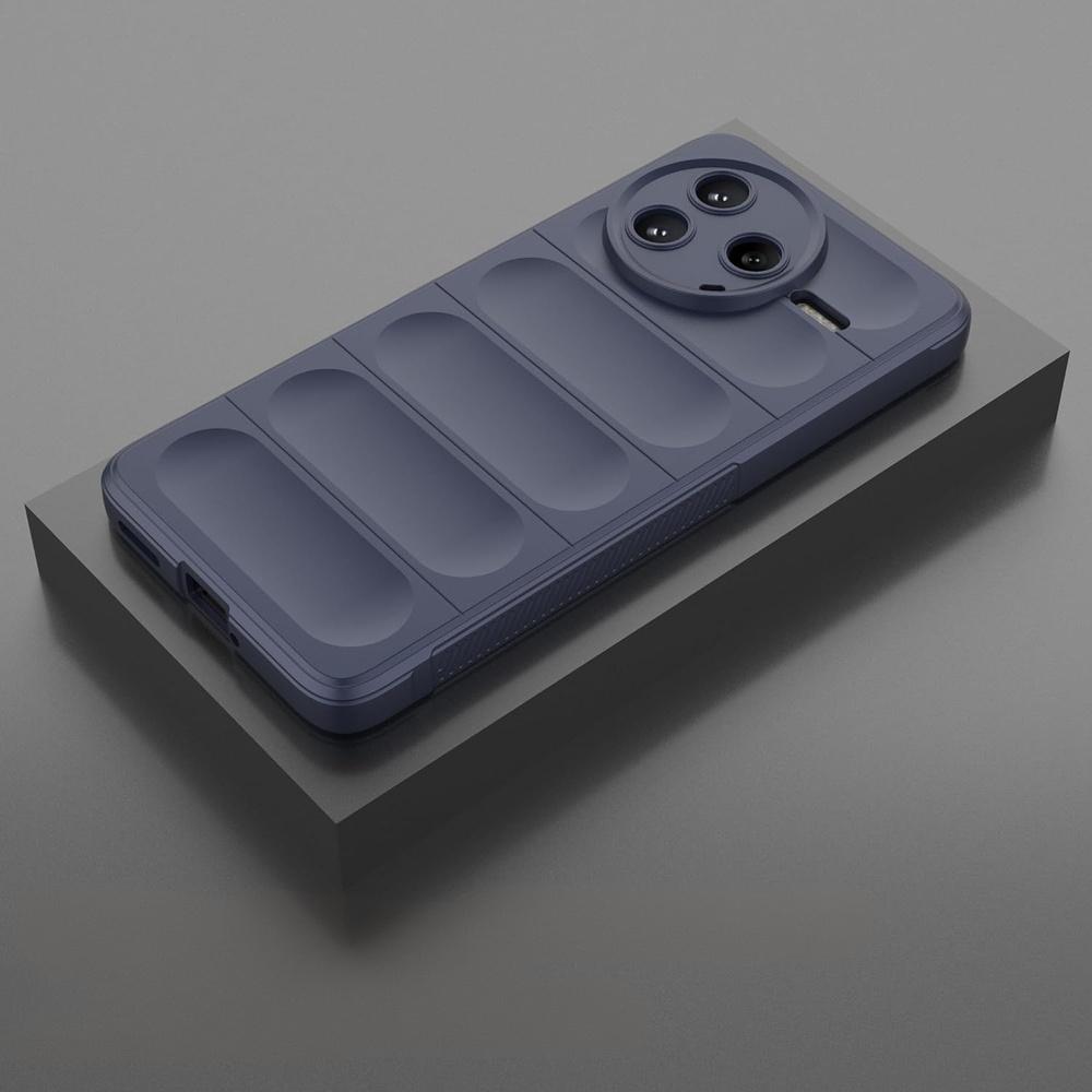 Xiaomi Poco F7 Pro Gaming Shockproof Case, Navy Blue
