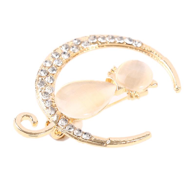 Cat Brooch For Women Baroque Trendy Elegant Brooch Pins Gifts