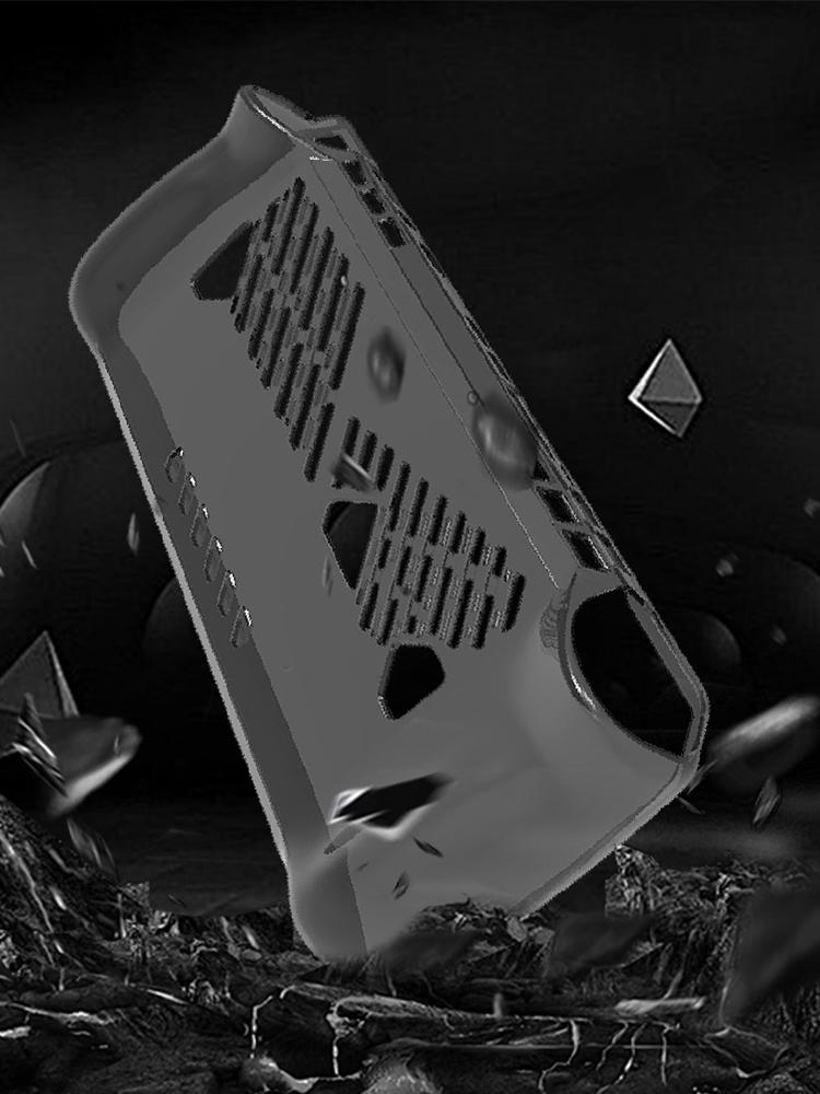 For ASUS ROG Ally X Game Console TPU Protective Case Anti-drop Heat Dissipation Transparent Protective Cover Soft Shell