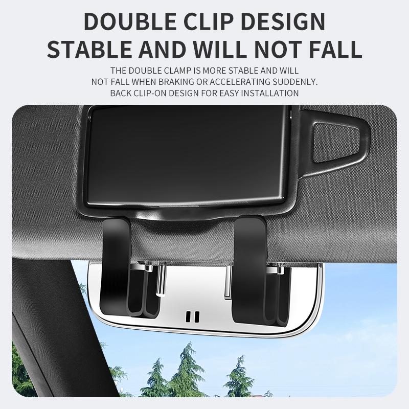 XOWS7 Car Sun Visor Sunglasses Case for Skoda Octavia Fabia Superb Rapid, Eyeglasses Holder Storage Box Auto Interior Accessories