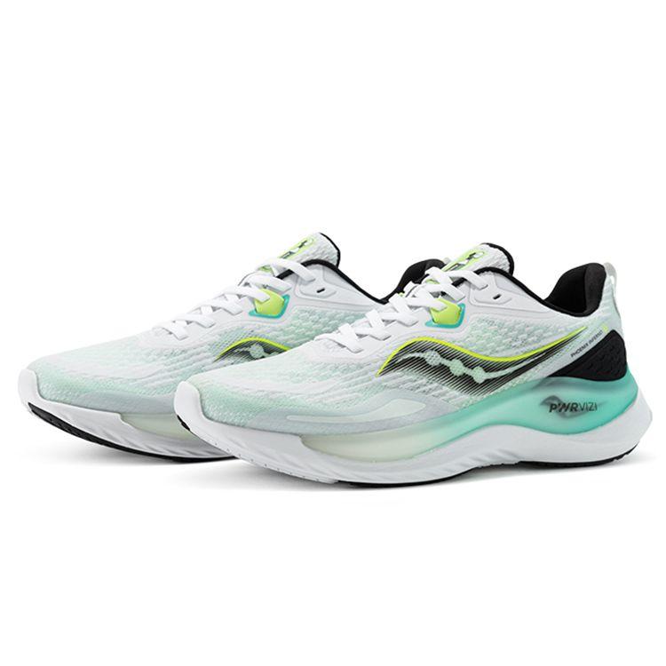 SAUCONY Кроссовки для бега Phoenix Inferno 2 Мужские Кроссовки Белые Зеленые S28173-1