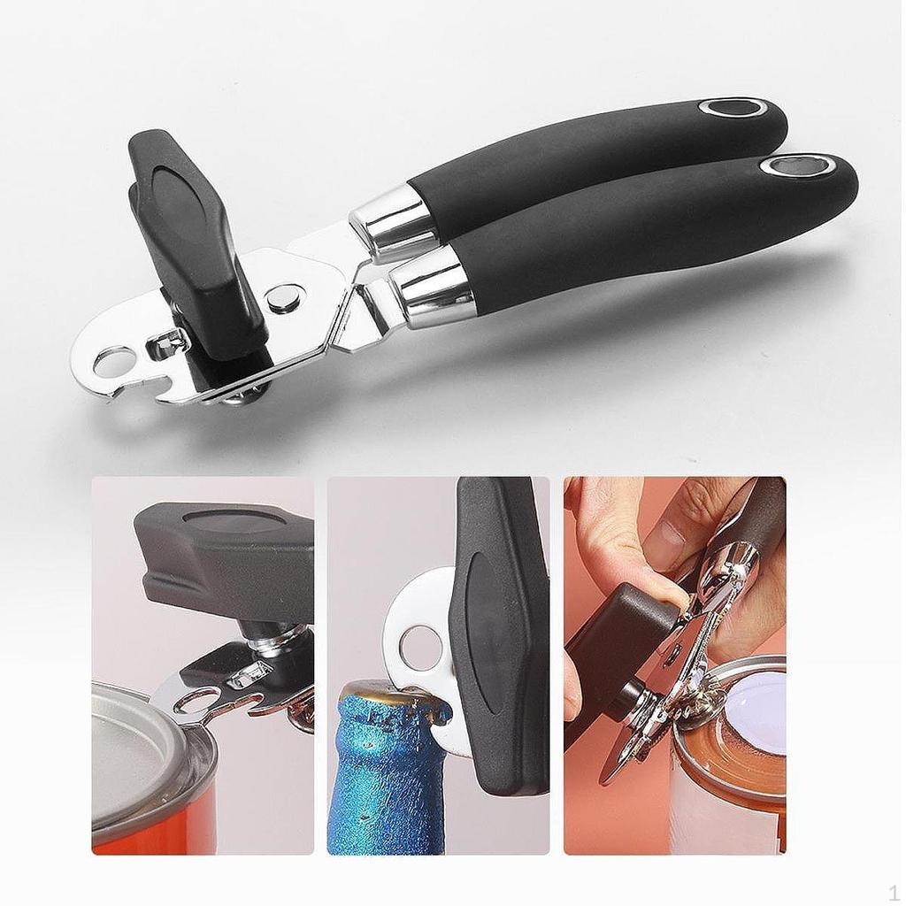 Handheld Can Opener Kitchen Utensils Manual Opening Tool Jar for Travel Home