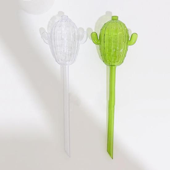 Yousheng Cactus Watering Globes Plant Self Watering Bulbs Transparent Automatic Watering Globes for Indoor Outdoor Plants Home Gardening