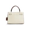 Coach Lane 20 Fashion Color Block Gold Buckle Smooth Pebble Leather Tote Shoulder Crossbody Bag Medium Women bags Chalk-White Copper C8319-IMTVF