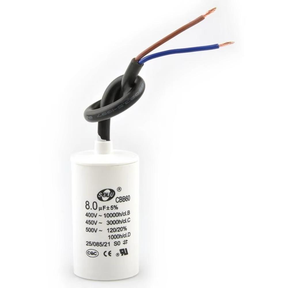 450V Motor Run Capacitor Round Water Pump Capacitor Reliable Washer Capacitor