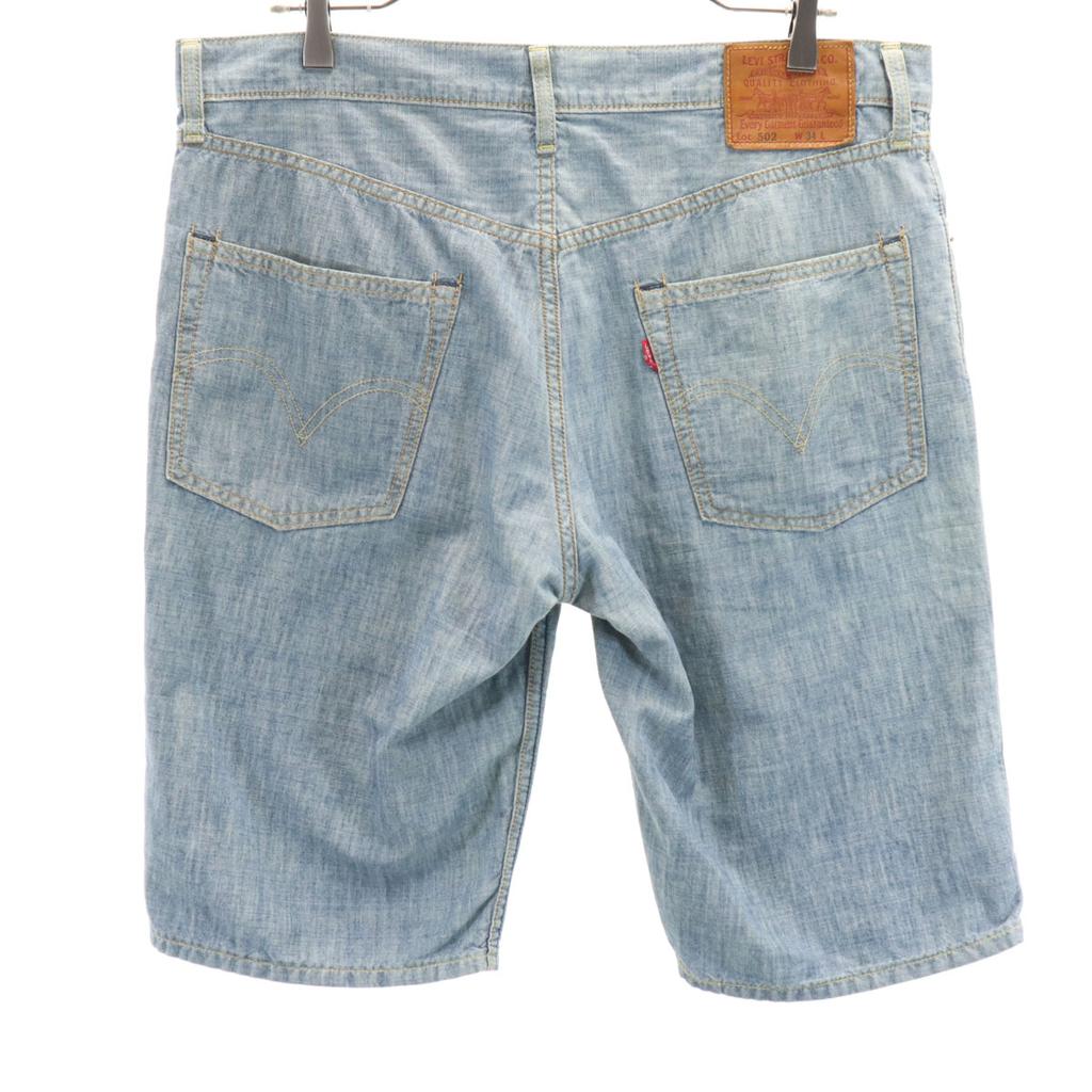Levi's 502 Шорты шамбре W34 синие Мужские Б/У