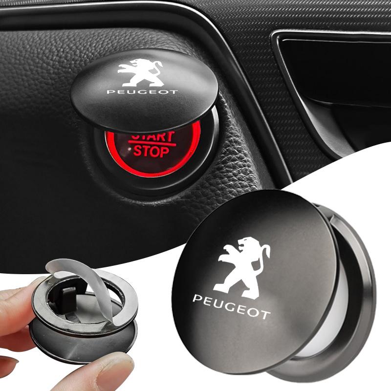 Для Peugeot 408 4008 308 3008 Rifter 5008 508 2008 208 301 RCZ Автомобиль Декоративная Защитная Накладка на Кнопку Старта Одним Нажатием Аксессуар