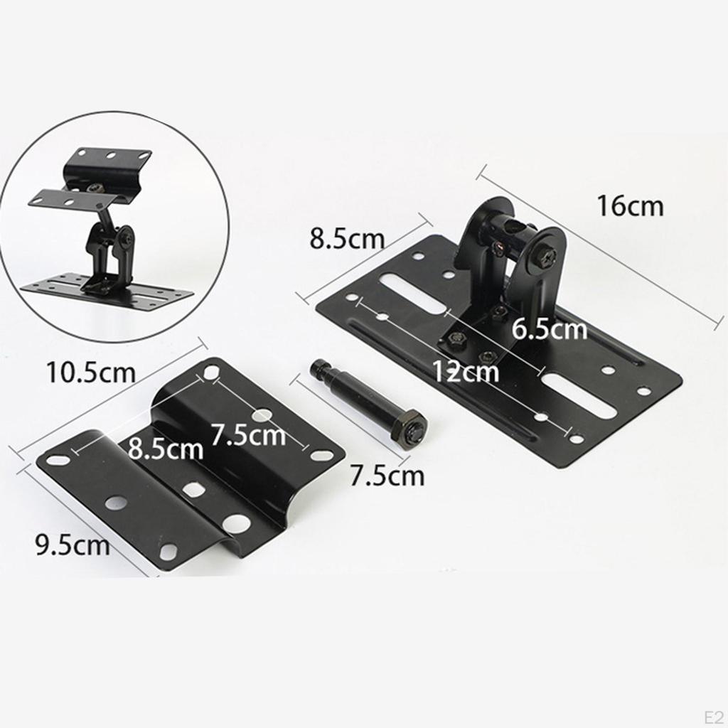 2 шт. настенные стойки для динамиков, металлические вращающиеся регулируемые держатели, потолочное крепление