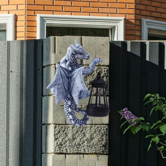 Драконье дерево Hugger с солнечным фонарем устойчивый к погодным условиям открытый сад двор дорожка