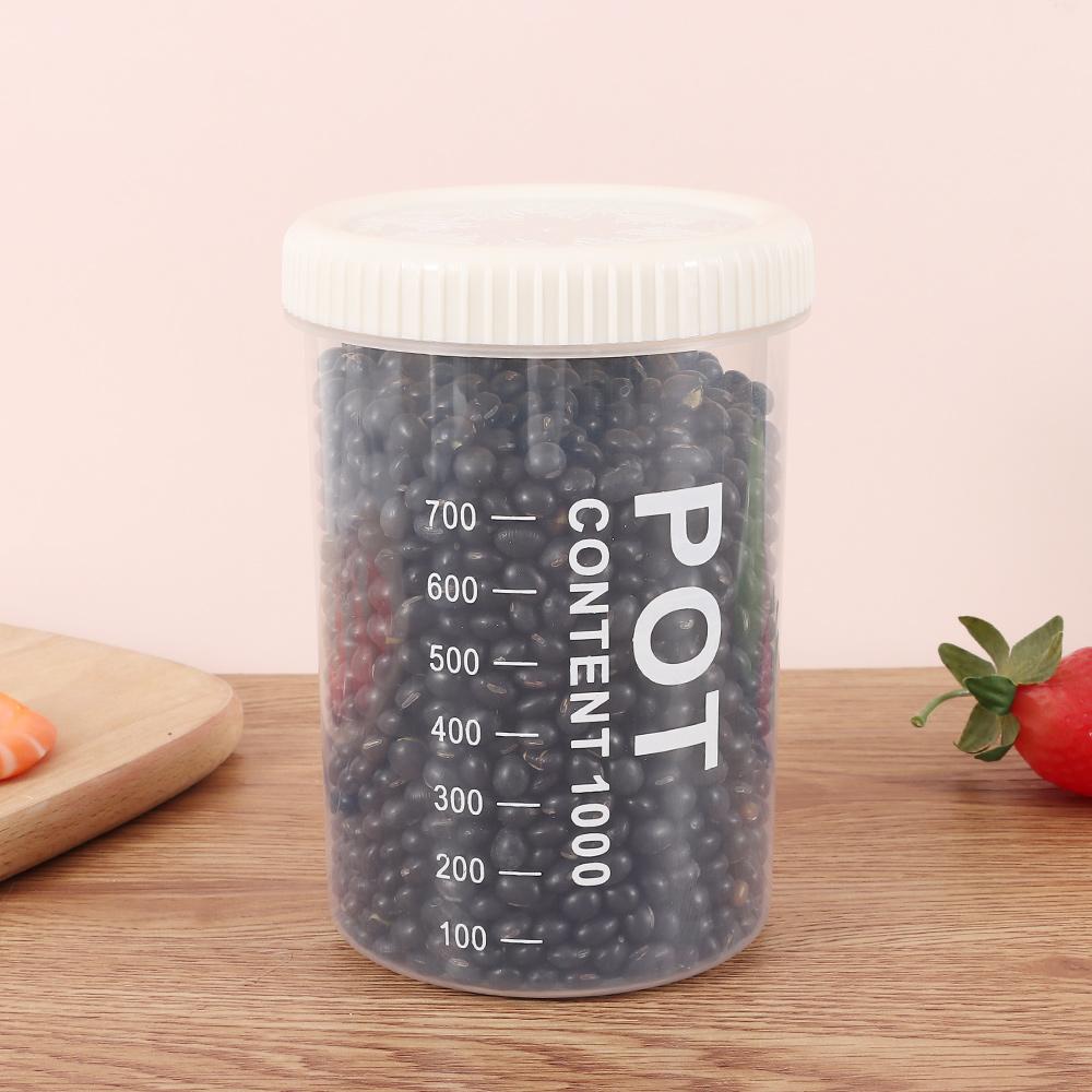 600/800/1000/1500ML with Lid Storage Box Large Capacity Storage Bottle Durable Sealed Can