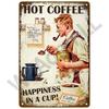 Coffee Tin Sign Posters Wall Decorations Vintage Cafe Retro Club Pub Bar Painting Home Decor Friends Wall Art