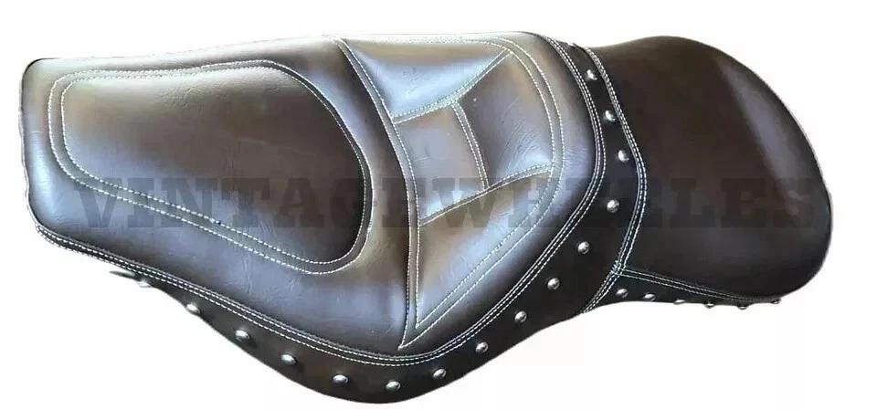 Подходит для Royal Enfield Interceptor 650cc Мягкое Низкое Кастомное Двухместное Сиденье
