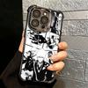 Чехол для телефона с покрытием Bleach Аниме Ичиго Кенпачи Для iPhone 16 17 Pro Max Air 16E 14 15 Plus 12 13 Mini Противоударный Чехол с Airbag