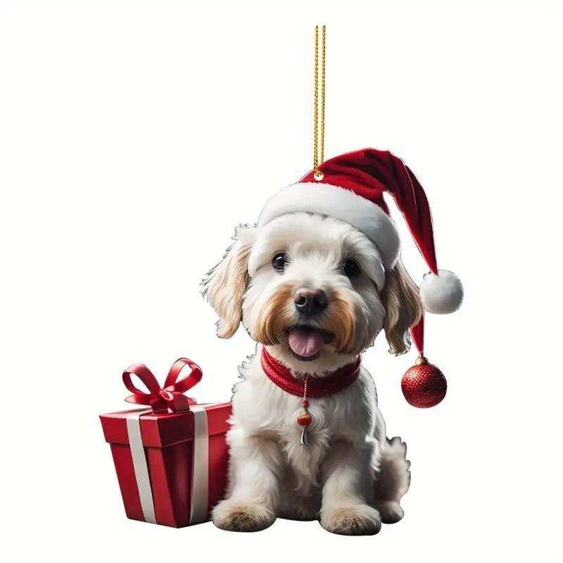 Charming Cartoon Dog Car Pendant Stylish Home Decor Gift For Kids And Families