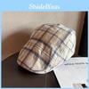 Pattern Fashion Checkered Women Casual Duckbill Cap For Summer And Autumn