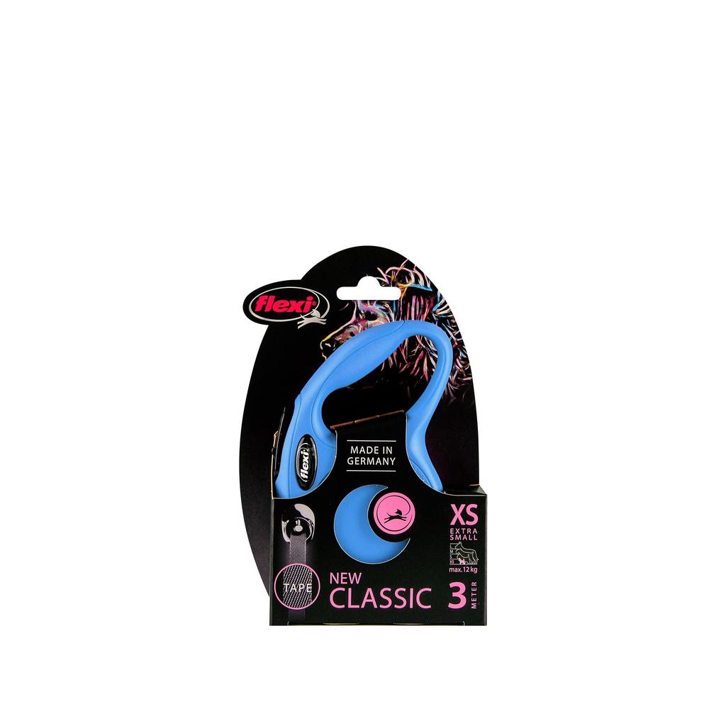 Flexi New Classic Лента XS более 3 м Синий (менее 12 кг) [Поводок для собак]