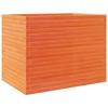 VidaXL Jardinière cire marron 90x60x68,5 cm bois de pin massif, jardinière d'extérieur, bac à fleurs, bac à tomates, 3282501
