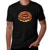 Chocolate Pixel Doughnut T-Shirt Funny T Shirts Cotton T Shirts for Man Slim Fit T-Shirt