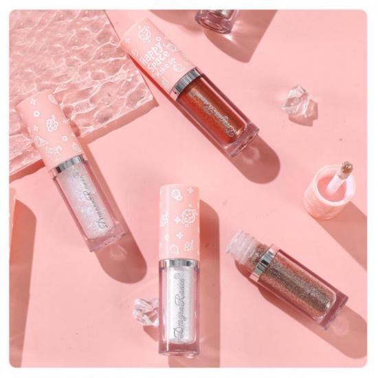 Жидкие тени хайлайтер водостойкие перламутровые сияющие тени тени для век пюре с блестками макияж