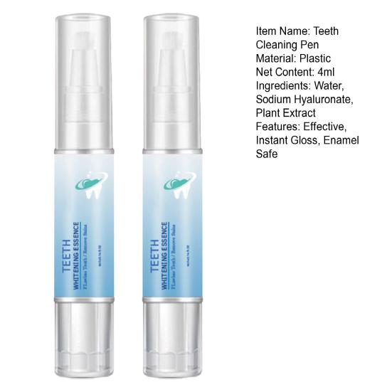 2/4 шт., 4 мл, ручка для отбеливания зубов, мгновенный блеск, безболезненная эмаль, безопасная для зубов, удаление пятен, налет, уход за полостью рта, чистка зубов, осветляющий гель