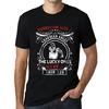 Men’s Vintage Tee Shirt Graphic T Shirt Shih-Tzu Dog Deep Black