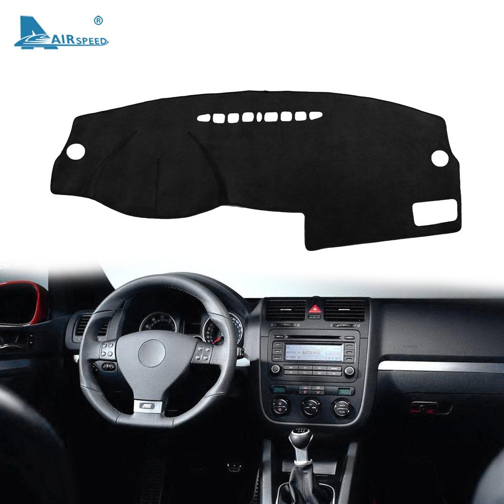 Фланелевая накладка на приборную панель для Volkswagen VW Golf 4 MK4 Golf IV 1J 2000 2001 2002 2003 2004 2005 Защитный коврик на приборную панель с защитой от УФ-лучей Аксессуары