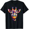 Giraffe Rainbow Colorful Love Wild Animals Zoo Jungle T-Shirt
