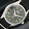 HMT JAWAN АУТЕНТИЧНЫЕ ИНДИЙСКИЕ МУЖСКИЕ ЧАСЫ С РУЧНЫМ ЗАВОДОМ, ЧЕРНЫМ ЦИФЕРБЛАТОМ a600045-5