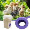 Chick Feeder Port Threaded Quail Feeder Port No Waste Feed Saver Port for DIY Container Bucket Pail Bin