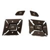 Switch Button Cover 23) Enhanced Performance Brown Steering Wheel Switch Buttons for Mercedes W204 W212 C200 E260 E320