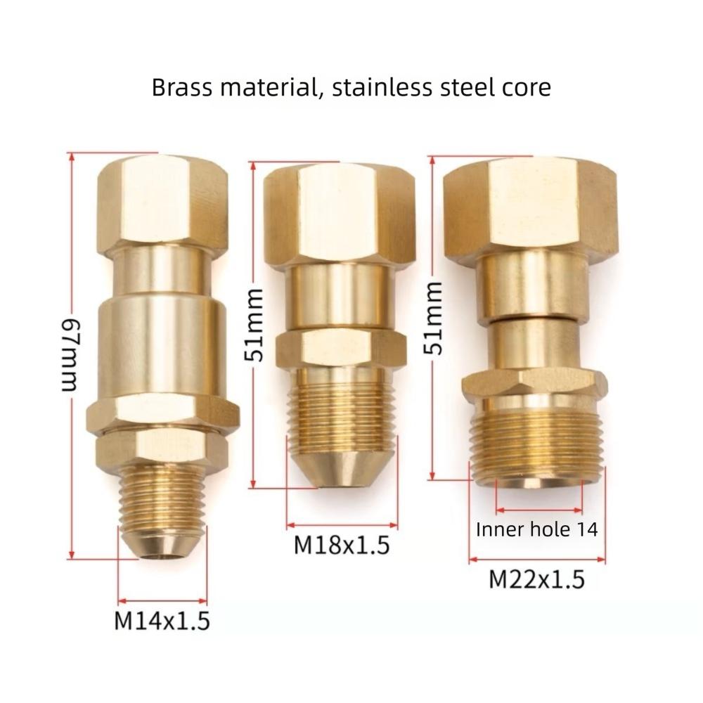 Brass Hose Connector Quick Swivel Joint Connector  Pressure Washer Hose Accessories
