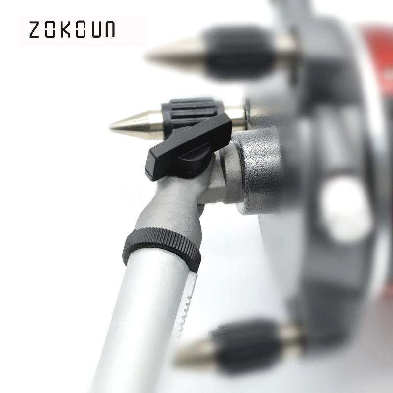 Поворотная поворотная головка с поворотным шарниром от 5/8 до 1/4 дюйма для подключения лазерного уровня и регулируемого по высоте кронштейна или адаптера для штатива с регулируемой высотой 1,2/1,5 м.