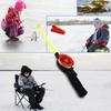 Kids Ice Fishing Rod Plastic Fishing Pole Portable Lightweight Fishing Poles With Fishing Line For Boys Girls 33cm / 12.99 In