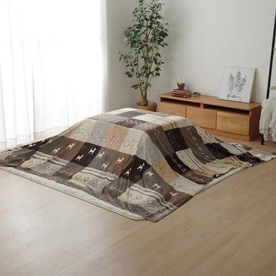 IKEHIKO Corporation Чехол для одеяла котацу, Синтия, Коричневый, Прибл.. 210 x 290 см
