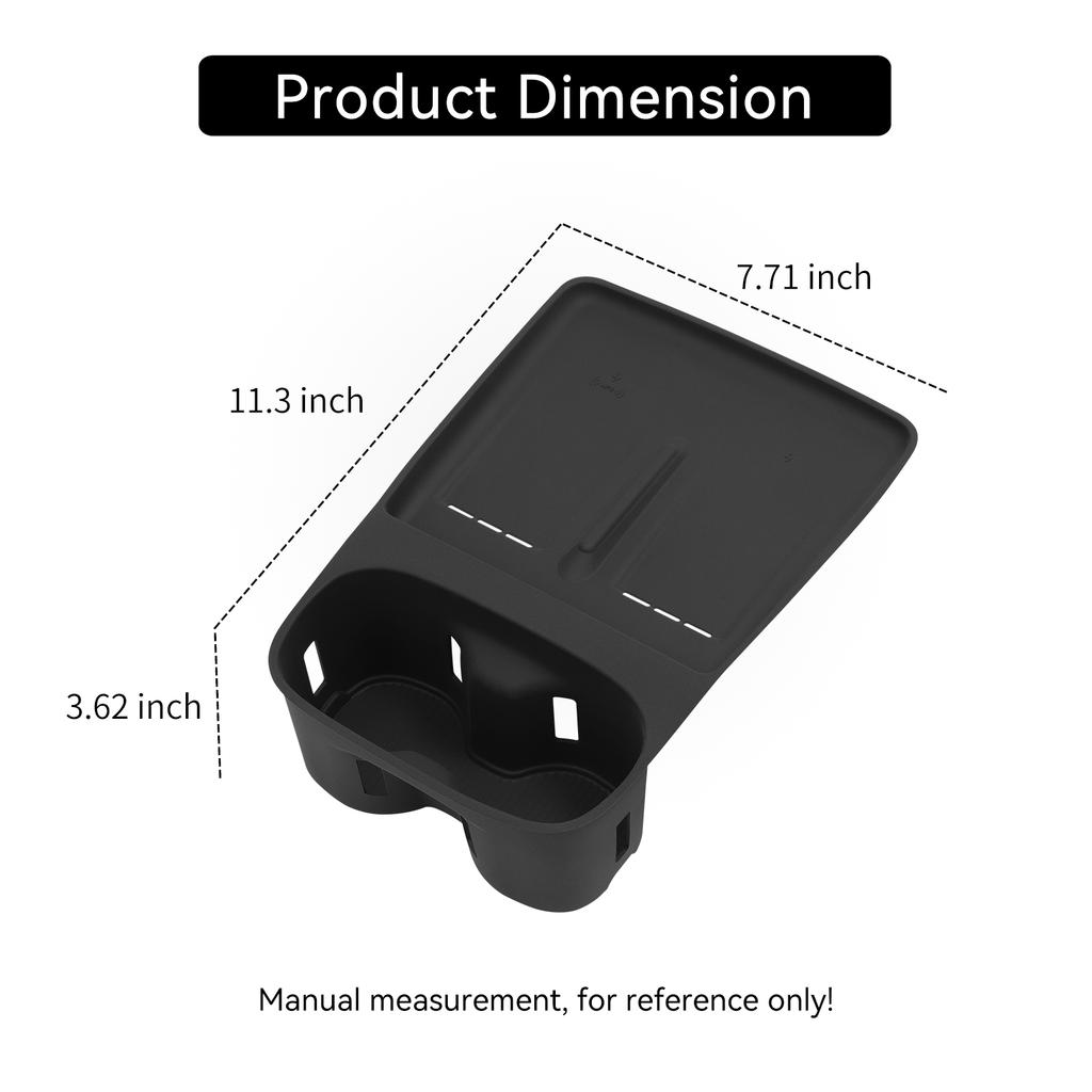 for Xpeng G6 2025 2026 Cup Holder With Anti Dirt Pad Phone Charging Silicone Anti-slip Shock-Absorbing Tray Accessiories
