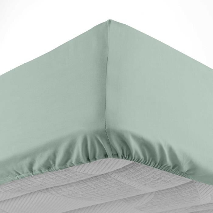 Drap housse - Emotion - 180x200 cm - 100% coton - Bonnet 30 cm - OEKO-TEX®