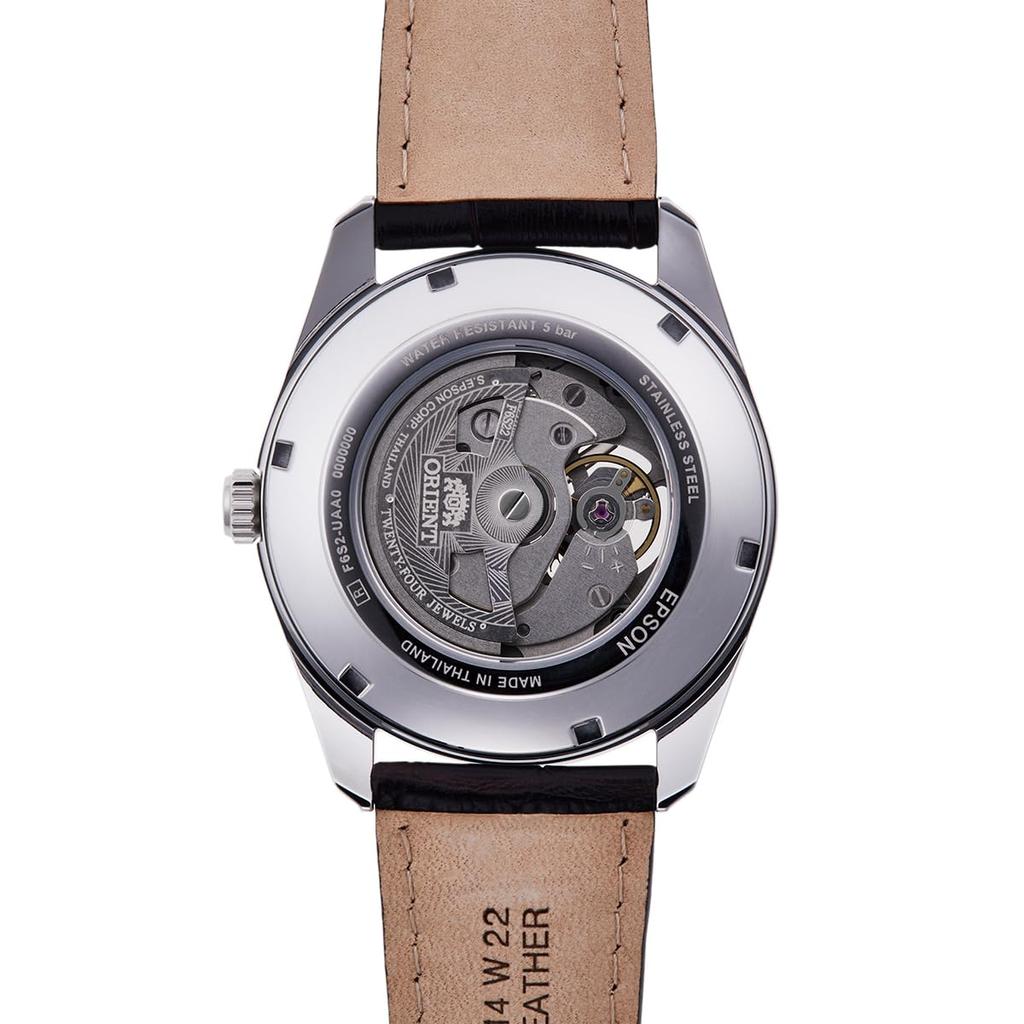 Orient Автоматические часы Современные механические автоматические отечественные гарантия производителя Open Heart Brown [ORIENT] полускелетон RN-AR0004Y мужские