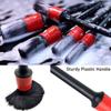 12PCS Car Detailing Brush Kit Auto Soft Bristle Interior Exterior Cleaning Brush Dashboard Wheels Air Vents Cleaning Tools
