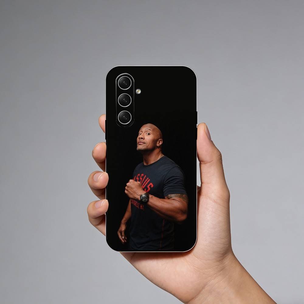 Чехол для телефона The Rock Dwayne J-Johnson для Samsung Galaxy A73, A21s, A22, A31, A52, A53, A71, A41, Мягкий черный корпус