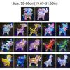 Square Shape Cartoon Animal Balloon With Wheels Luminous Balloon  Birthday Decoration