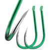 30 шт. наборы прочных рыболовных крючков – с зазубринами и со смещением для крупного леща/толстолобика