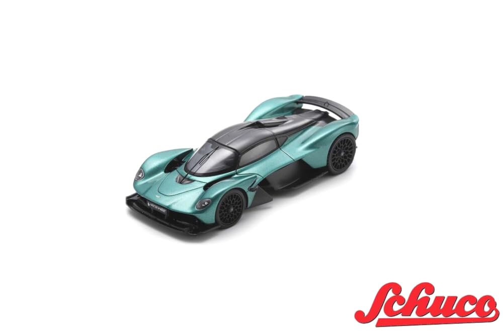 Schuco Aston Martin Valkyrie 2021 Green Finished Product 1/43