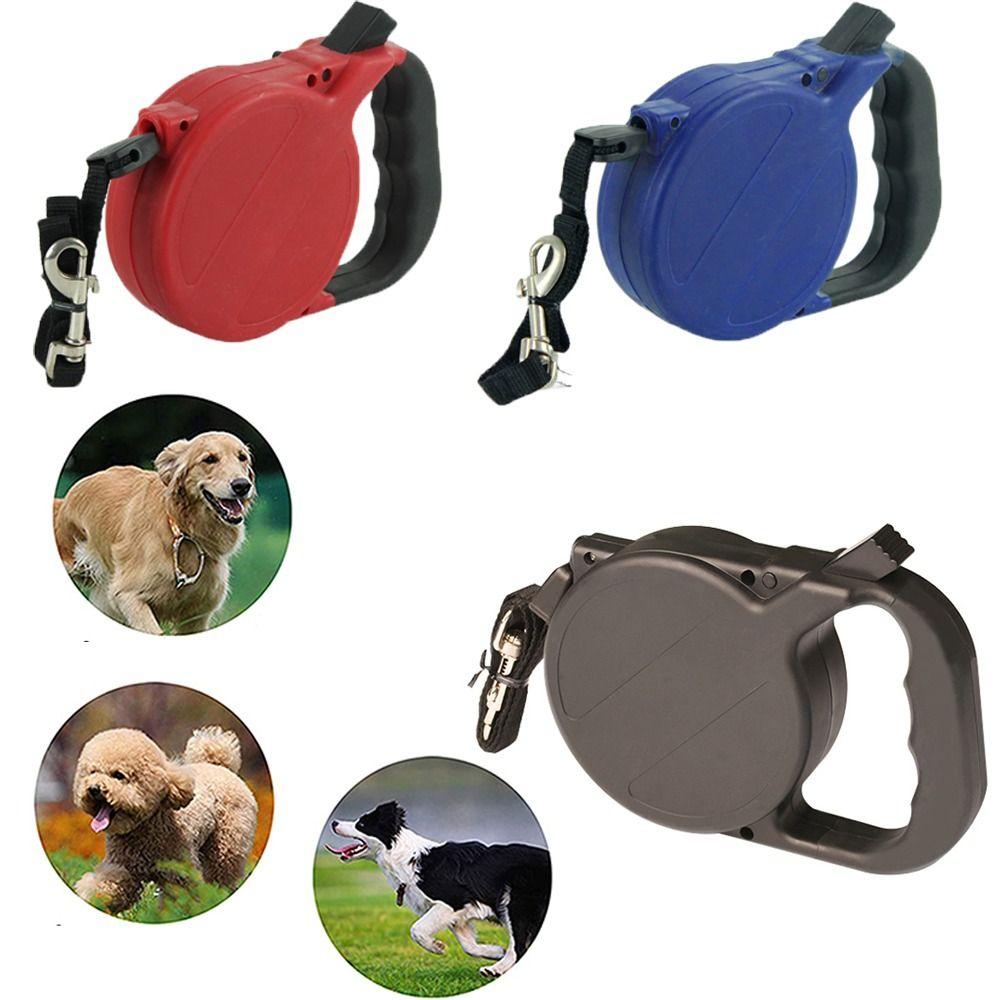 Portable Training Walking Lead Pet Leads Ropes Retractable Dog Lead Extendable Training Dog Leash