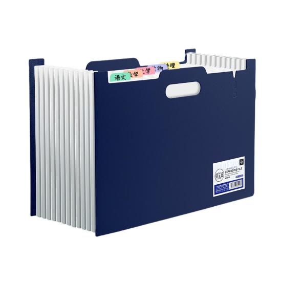 Accordion File Folder Expanding Vertical File Organizer 13 Pockets Folder with Colored