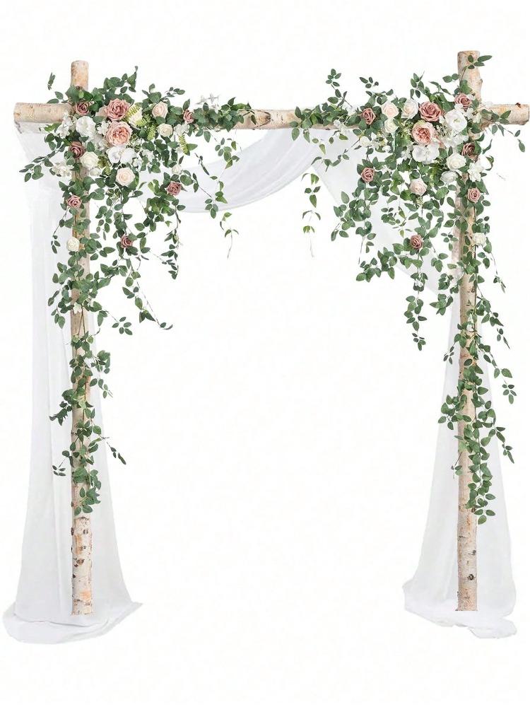 2шт искусственные цветочные зеленые композиции свадебная арка цветы с подвесными виноградными лозами гирлянда для приветственных знаков настенный декор окна дома