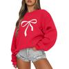 Women  Tops Women's Long Sleeve Sweatshirt Casual Crewneck Loose Fit Pollover Fleece Tops